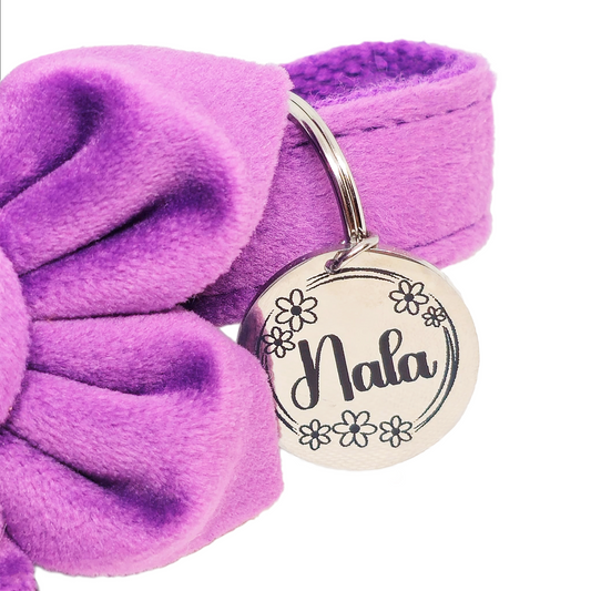 MIAUTAG -Custom Pet ID Tag - Round tag Castel