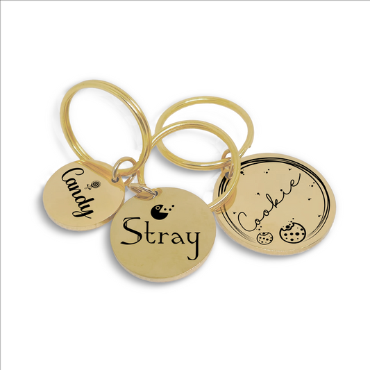 #0 EASIFY Custom Pet ID Tag - Round tag