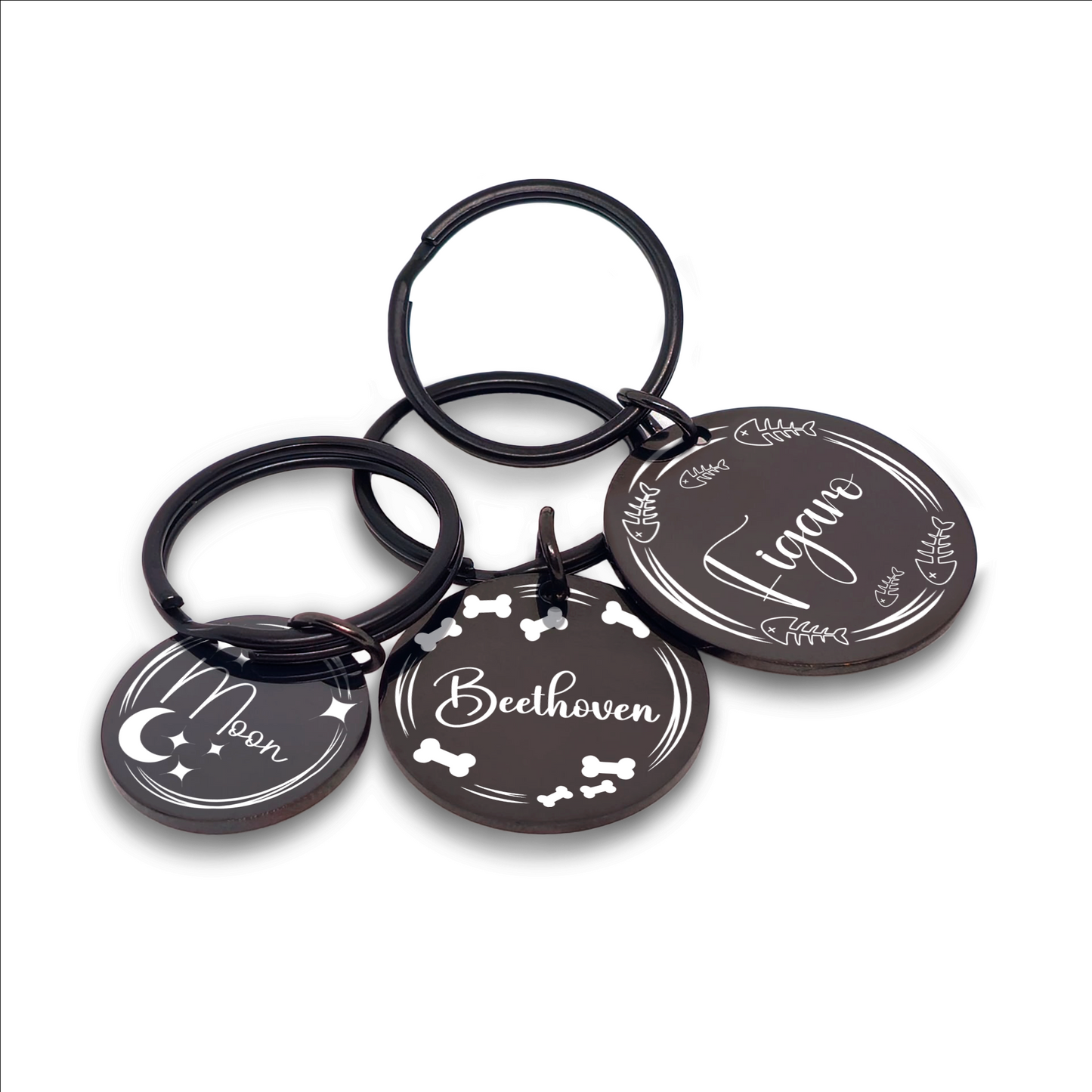 #0 EASIFY Custom Pet ID Tag - Round tag