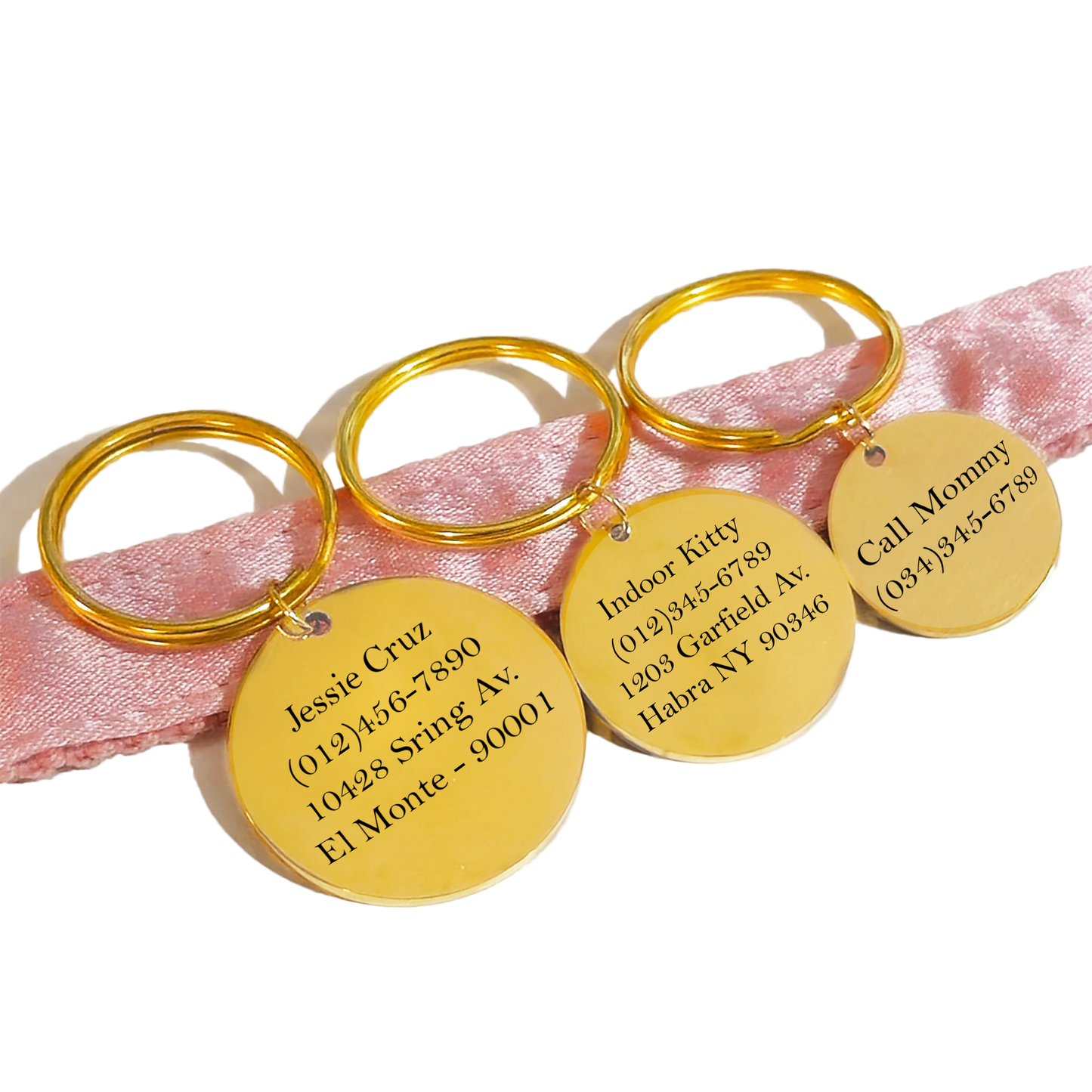 #0 EASIFY Custom Pet ID Tag - Round tag