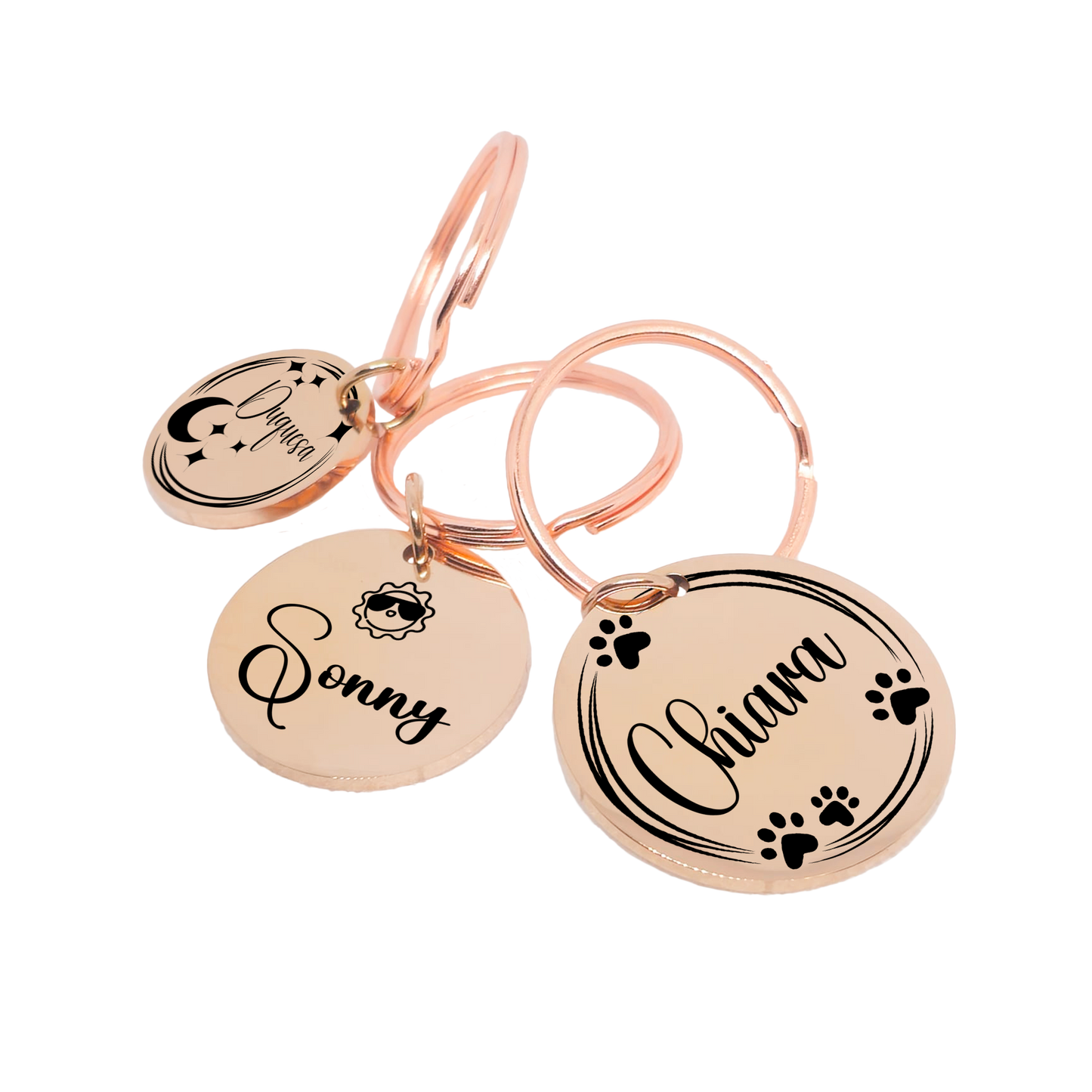 #0 EASIFY Custom Pet ID Tag - Round tag