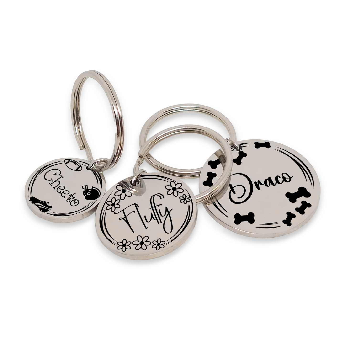 #0 EASIFY Custom Pet ID Tag - Round tag